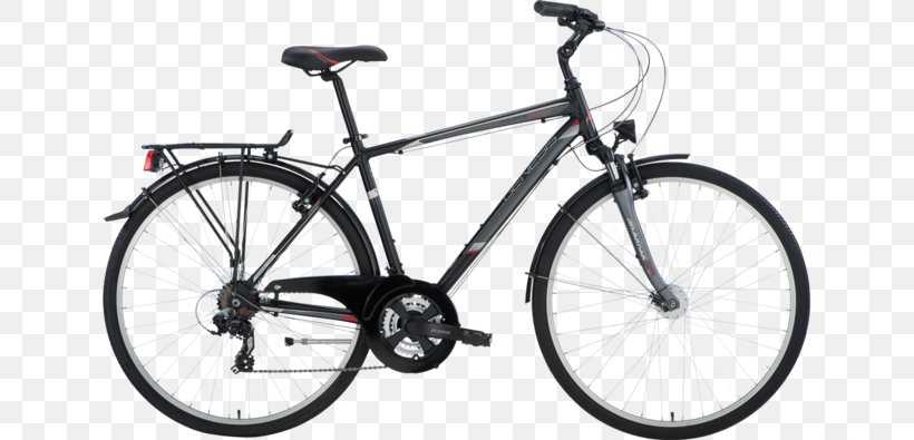 Trekkingrad City Bicycle Mountain Bike Hybrid Bicycle, PNG, 710x395px, Trekkingrad, Automotive Exterior, Bicycle, Bicycle Accessory, Bicycle Brake Download Free
