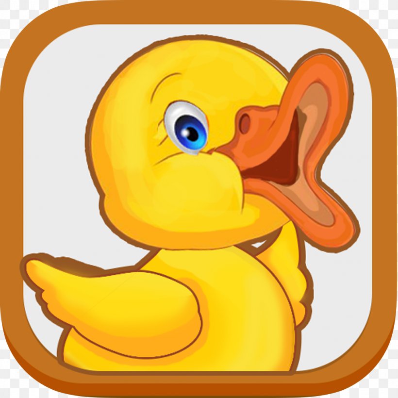 Duck Learning Educational Game Clip Art, PNG, 1024x1024px, Duck, Beak, Bird, Cartoon, Ducks Geese And Swans Download Free