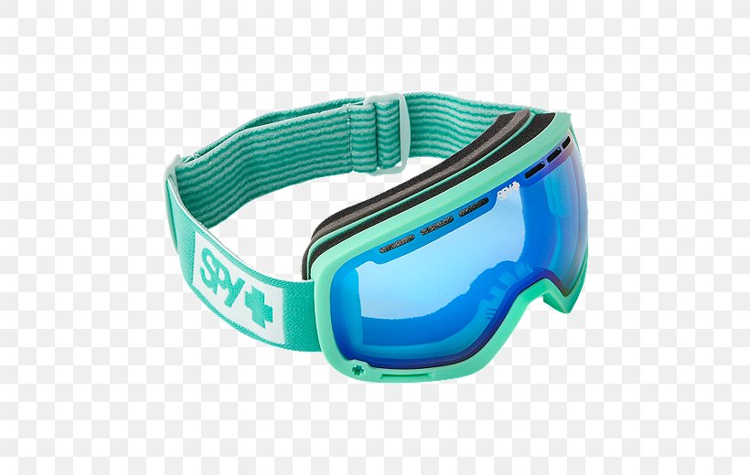 Goggles Gafas De Esquí Sunglasses Spy Marshall Ski & Snowboard Goggle 2017/18, PNG, 520x520px, Goggles, Aqua, Blue, Eyewear, Glasses Download Free