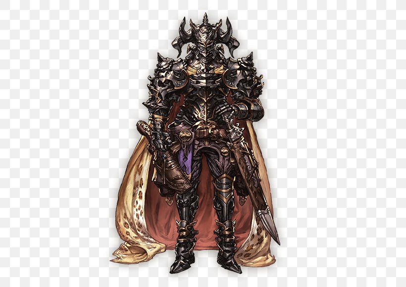 Granblue Fantasy Black Knight Character Game Png 500x580px Granblue Fantasy Android Black