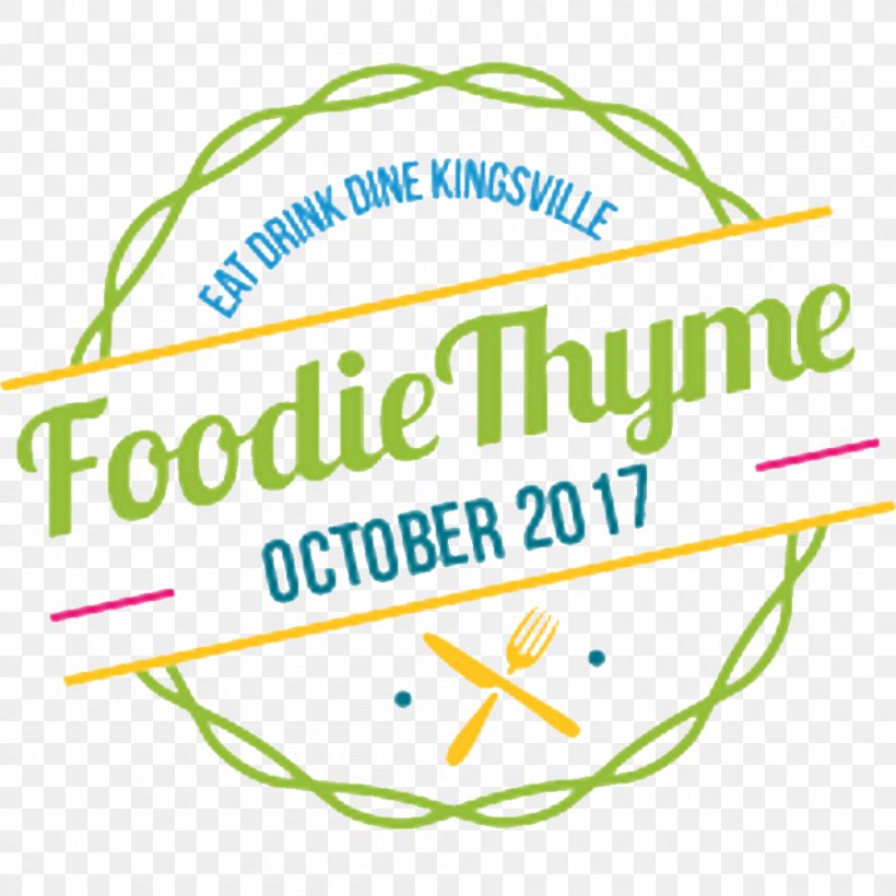 Kingsville Foodie Logo Restaurant, PNG, 1000x1000px, Kingsville, Area, Brand, Diagram, Dinner Download Free
