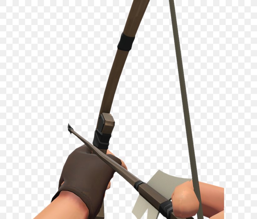 Team Fortress 2 Bow And Arrow Ranged Weapon, PNG, 611x700px, Team Fortress 2, Archery, Bow, Bow And Arrow, Bullet Download Free