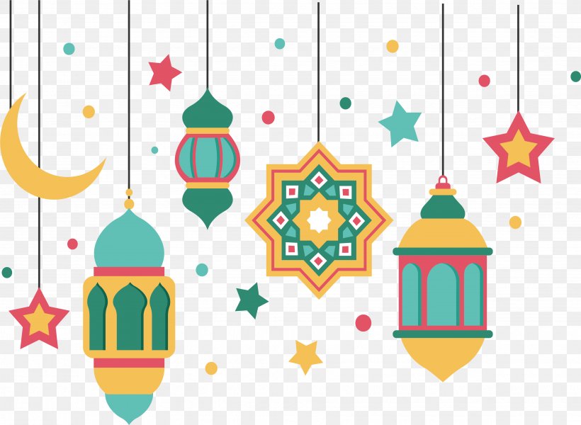 Euclidean Vector Web Banner Islamic New Year Muharram, PNG, 3666x2686px, Web Banner, Business, Christmas Decoration, Christmas Ornament, Eid Mubarak Download Free