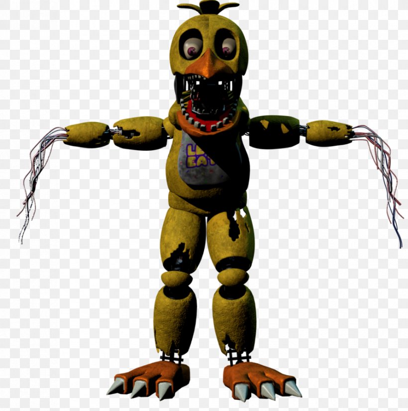 Five Nights at Freddy's 2 Jump scare Drawing, withered, miscellaneous, 3D  Computer Graphics, carnivoran png