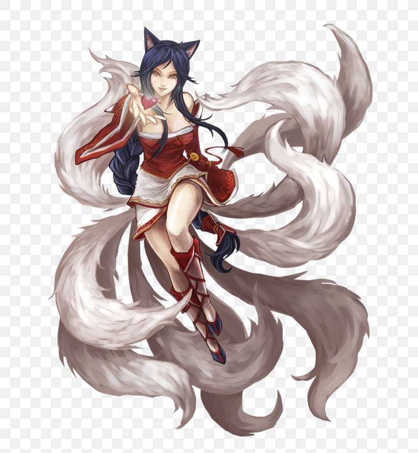 League Of Legends Ahri Video Games Defense Of The Ancients Riot Games, PNG, 690x888px, Watercolor, Cartoon, Flower, Frame, Heart Download Free