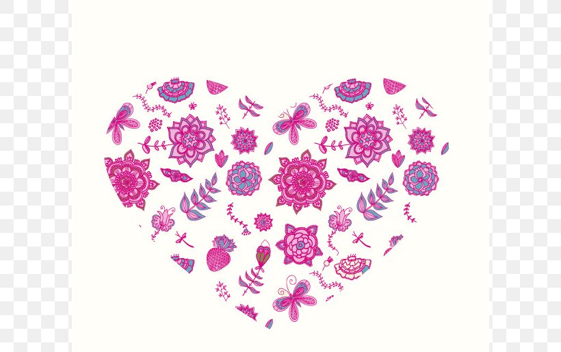 Love Heart Image Clip Art, PNG, 610x514px, Love, Art, Flower, Heart, Magenta Download Free