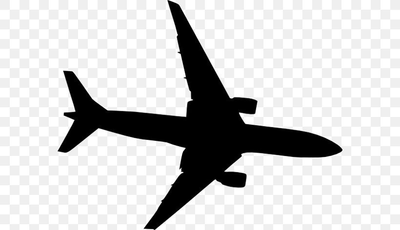 Airplane Aircraft Vector Graphics Clip Art Image, PNG, 584x472px, Airplane, Aerospace Engineering, Aerospace Manufacturer, Air Travel, Airbus Download Free