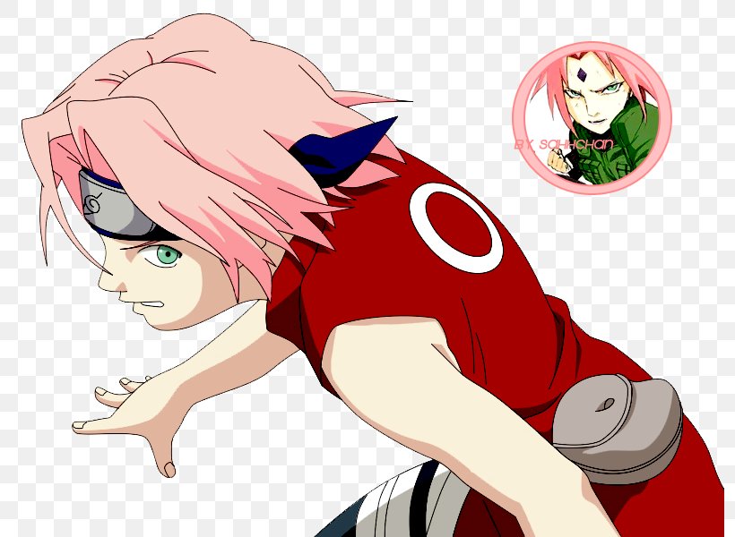 Sakura Haruno Ino Yamanaka Cherry Blossom Naruto, PNG, 797x600px, Watercolor, Cartoon, Flower, Frame, Heart Download Free