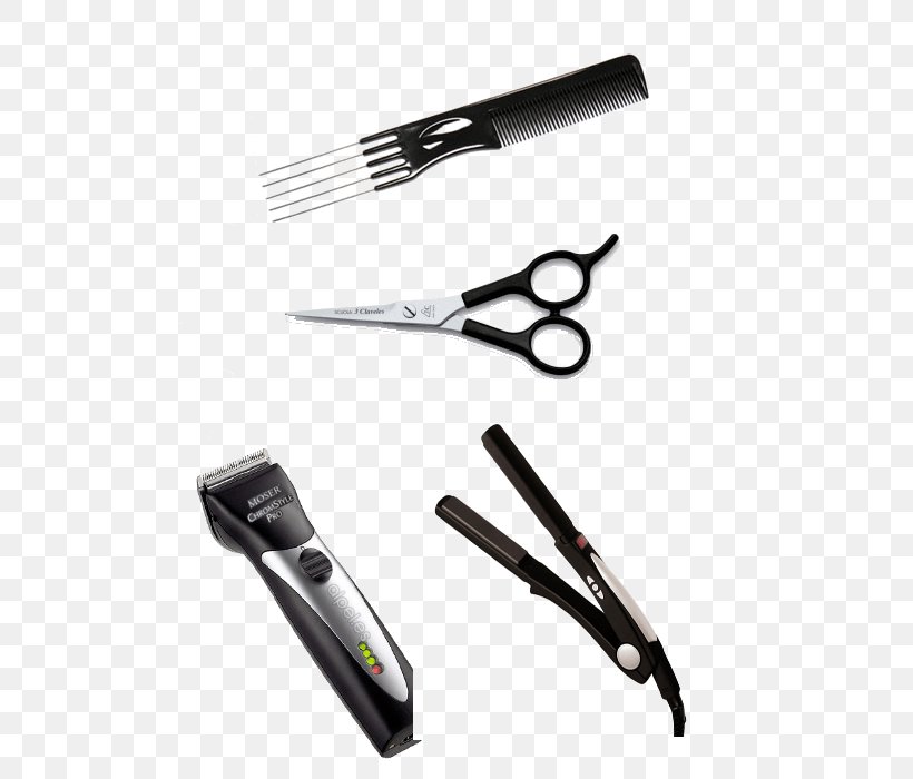 Scissors Hair Clipper Barber Hair Iron Comb, PNG, 500x700px, Scissors, Aesthetics, Barber, Barbicide, Ceramic Download Free