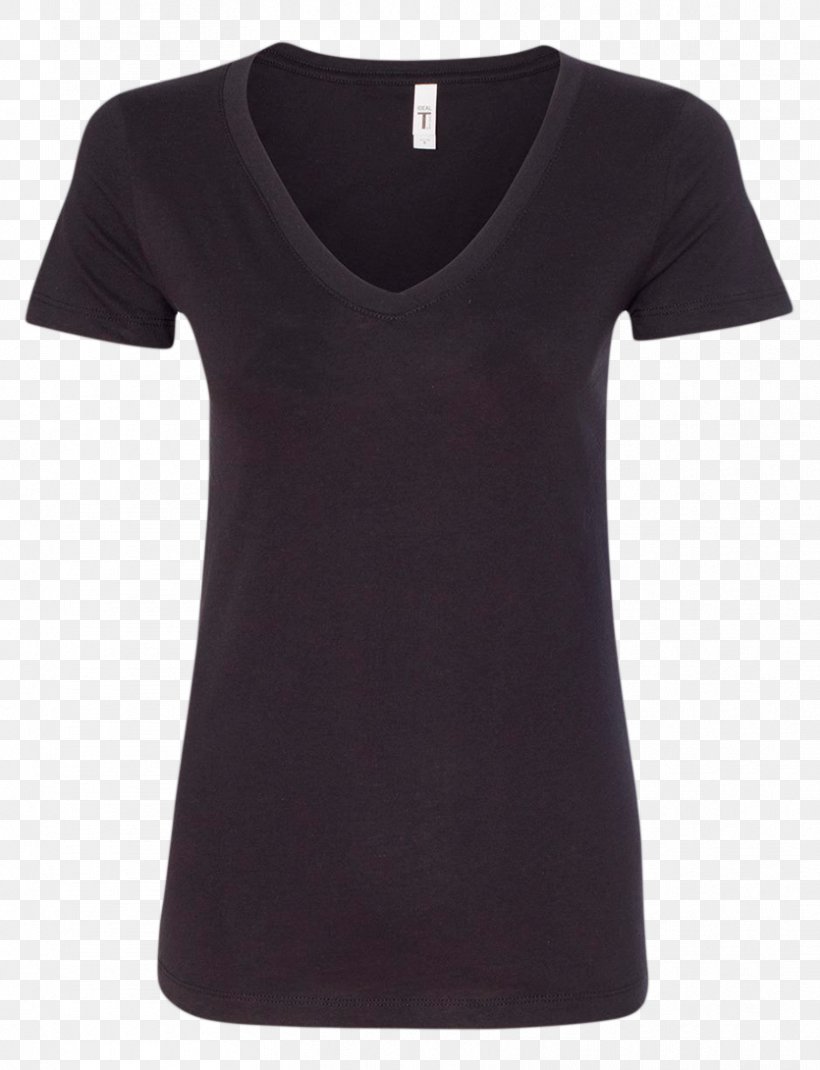 T-shirt Neckline Clothing Top, PNG, 835x1090px, Tshirt, Active Shirt, Black, Blouse, Clothing Download Free