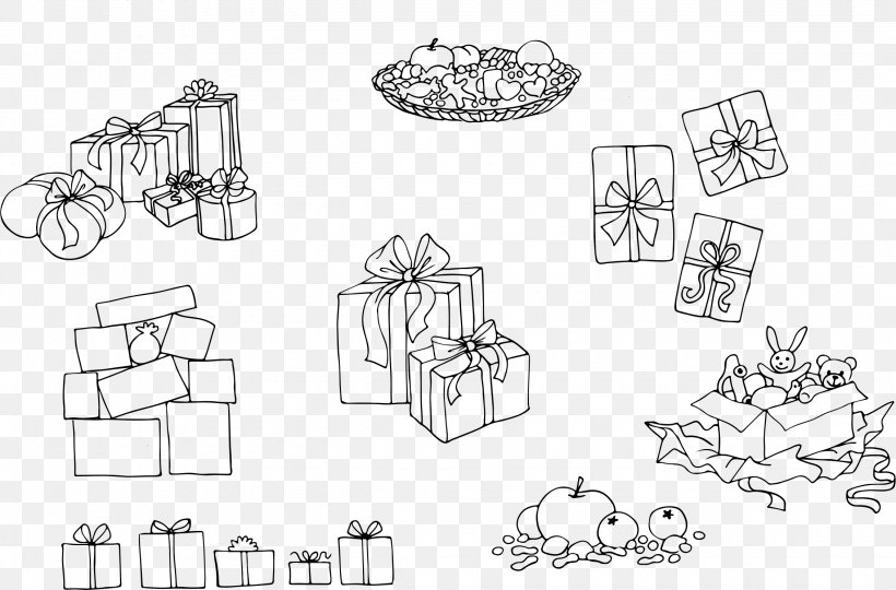 Gift Clip Art, PNG, 2260x1490px, Gift, Artwork, Auto Part, Black And White, Blog Download Free