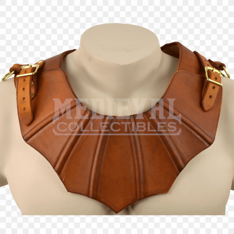 Gorget Leatherneck Components Of Medieval Armour, PNG, 839x839px, Gorget, Armour, Brown, Caramel Color, Clothing Download Free