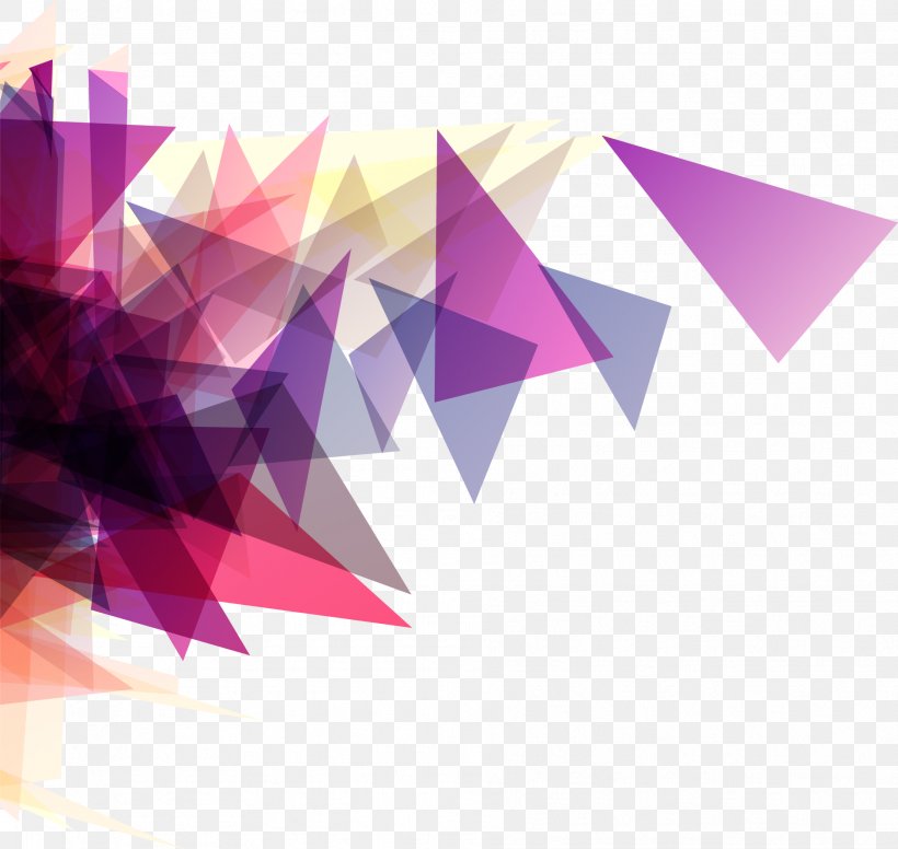 Purple Triangle Shape Geometry, PNG, 1878x1778px, Triangle, Abstract Art, Art Paper, Geometry, Magenta Download Free