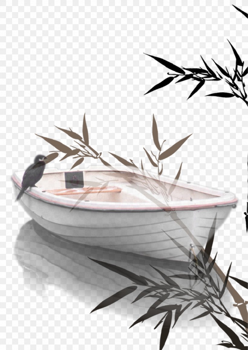 Watercraft Bamboo Illustration, PNG, 2482x3508px, Watercraft, Bamboo, Black And White, Craft, Google Images Download Free