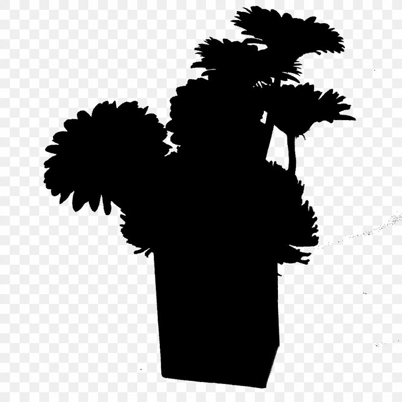 Black & White, PNG, 1024x1024px, Black White M, Flower, Flowering Plant, Leaf, Palm Tree Download Free