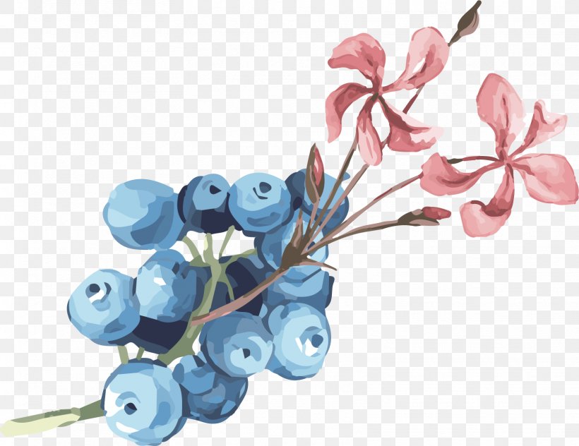 Blueberry Food Clip Art, PNG, 1612x1244px, Blueberry, Blue, Copyright, Floral Design, Flower Download Free