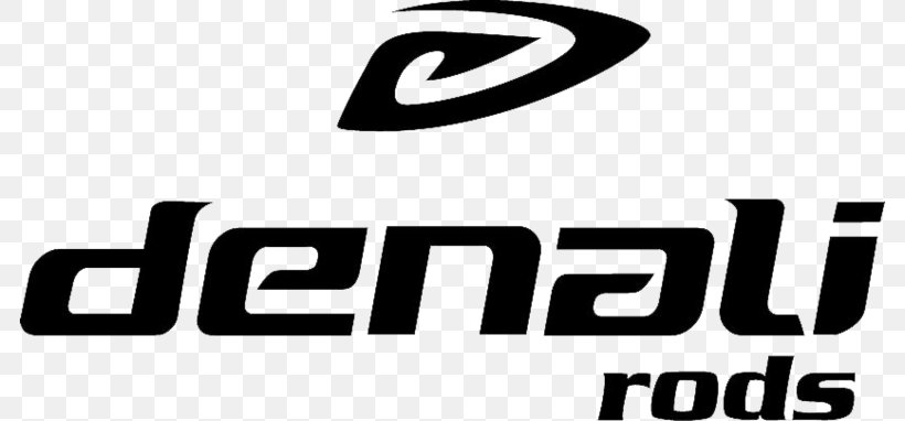 Logo Denali Rods Brand Fishing Rods, PNG, 784x382px, Logo, Black And White, Brand, Decal, Denali Rods Download Free