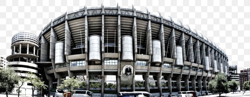 Santiago Bernabéu Stadium Real Madrid . UEFA Champions League Desktop  Wallpaper, PNG, 1024x398px, Real Madrid Cf,