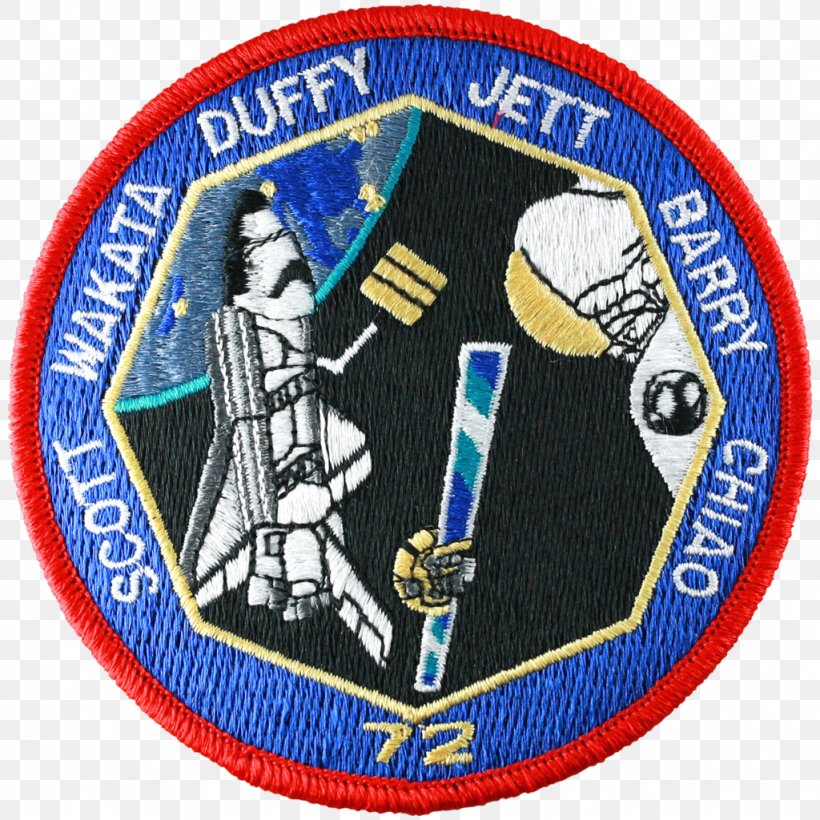 Badge Emblem STS-72 Organization Headgear, PNG, 1024x1024px, Badge, Brand, Emblem, Headgear, Organization Download Free
