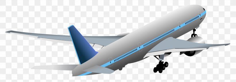Airplane Aircraft Clip Art, PNG, 5725x2014px, Airplane, Aerospace Engineering, Air Travel, Airbus, Aircraft Download Free