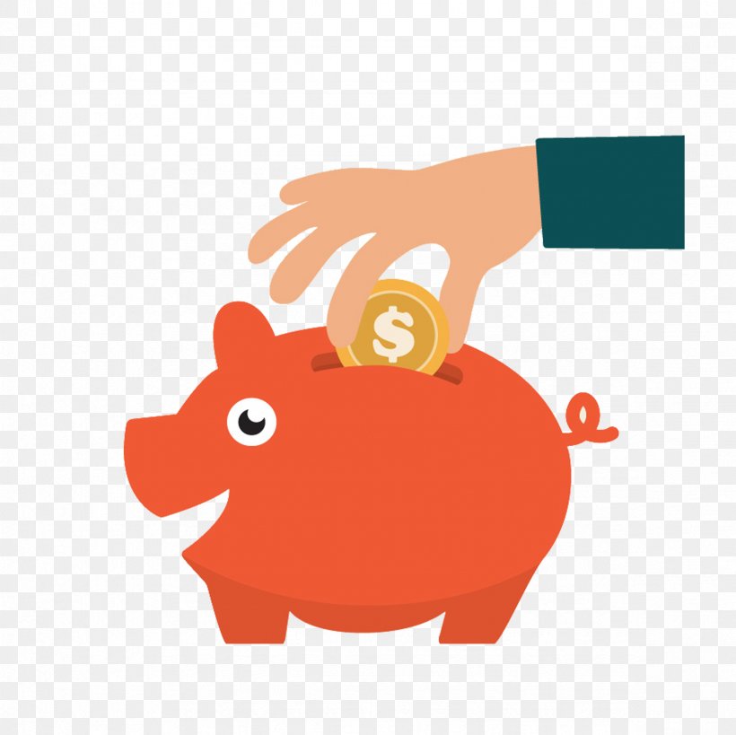 Domestic Pig Piggy Bank Cartoon, PNG, 2362x2362px, Domestic Pig, Advertising, Area, Beak, Cartoon Download Free