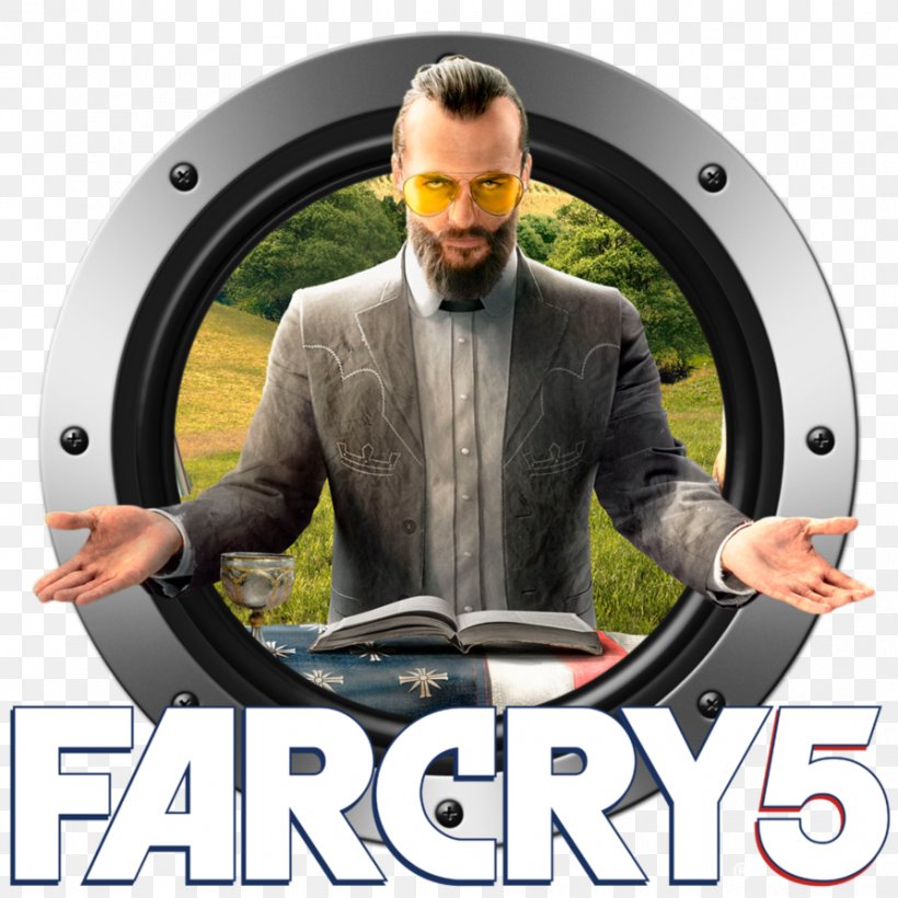 Far Cry 5 Far Cry 3 Far Cry 4 Ubisoft Video Game, PNG, 894x894px, 2018, Far Cry 5, Automotive Tire, Automotive Wheel System, Brand Download Free