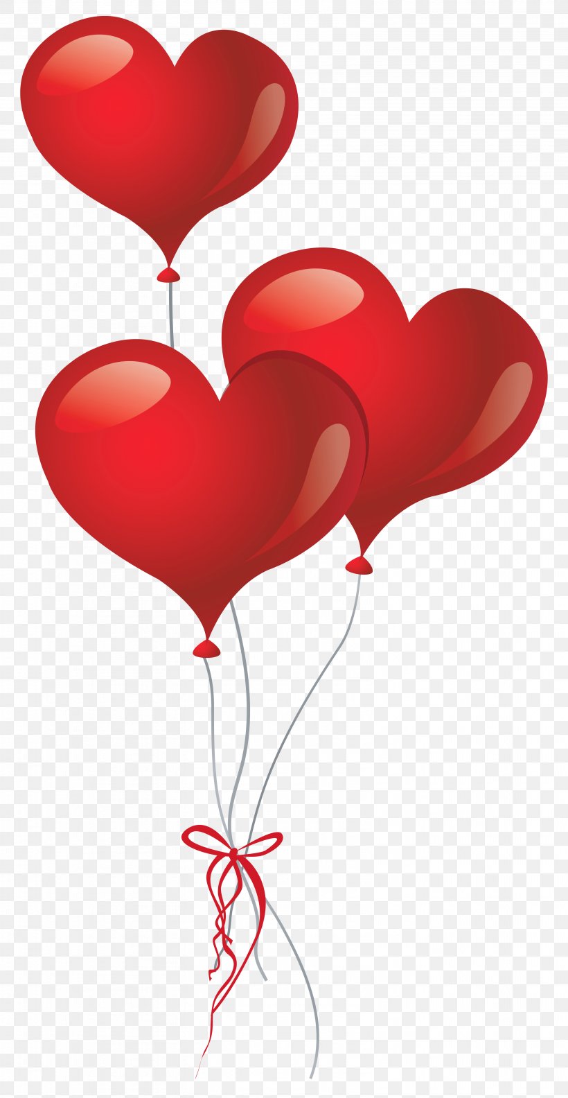 Heart Balloon Valentines Day Clip Art, PNG, 3139x6066px, Watercolor, Cartoon, Flower, Frame, Heart Download Free