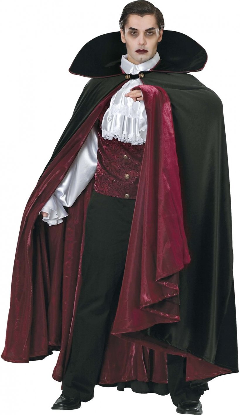 Transylvania Count Dracula Costume Party Halloween Costume, PNG, 868x1499px, Transylvania, Academic Dress, Adult, Cape, Cloak Download Free