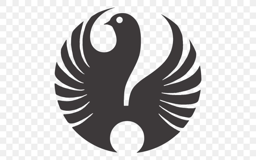 Vector Graphics Logo Clip Art Illustration, PNG, 512x512px, Logo, Beak, Bird, Black And White, Emblem Download Free