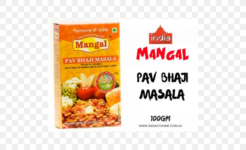 Biryani Masala Vegetarian Cuisine Vindaloo Pav Bhaji, PNG, 500x500px, Biryani, Brand, Chaat Masala, Condiment, Convenience Food Download Free