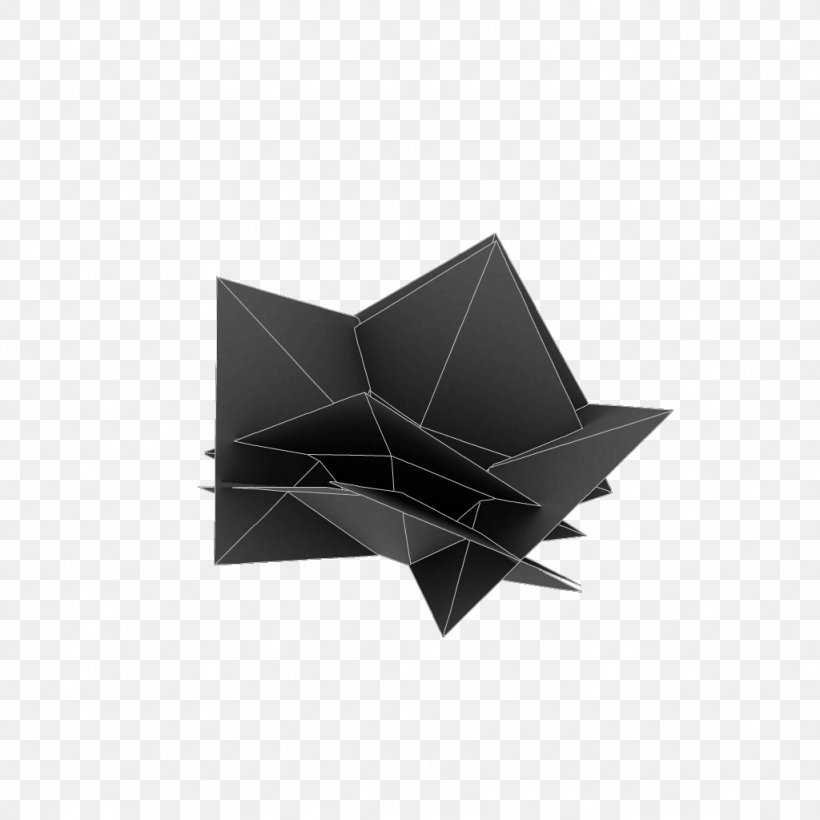 Low Poly CGTrader 3D Computer Graphics Augmented Reality, PNG, 1024x1024px, 3d Computer Graphics, Low Poly, Augment, Augmented Reality, Black Download Free