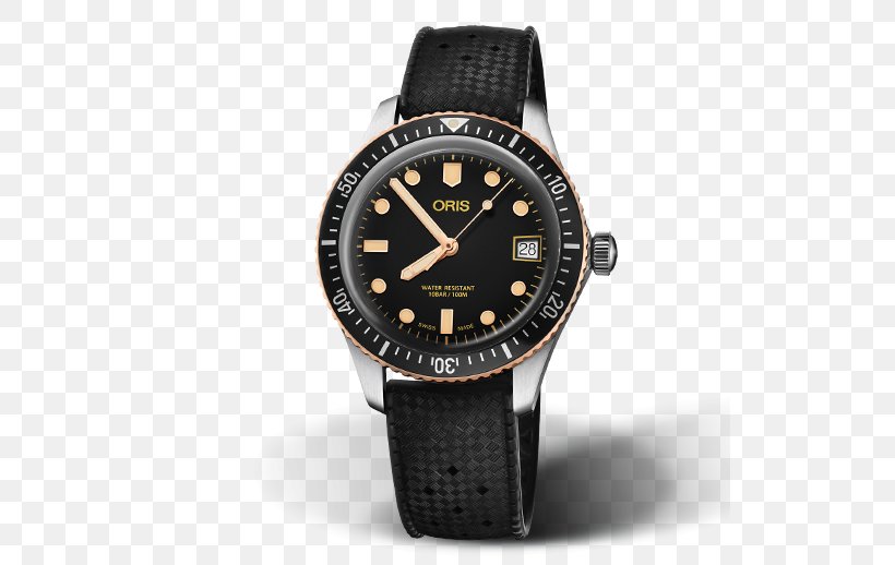 Oris Divers Sixty-Five Watch Hölstein Jewellery, PNG, 518x518px, Oris Divers Sixtyfive, Bracelet, Brand, Chronograph, Diving Watch Download Free