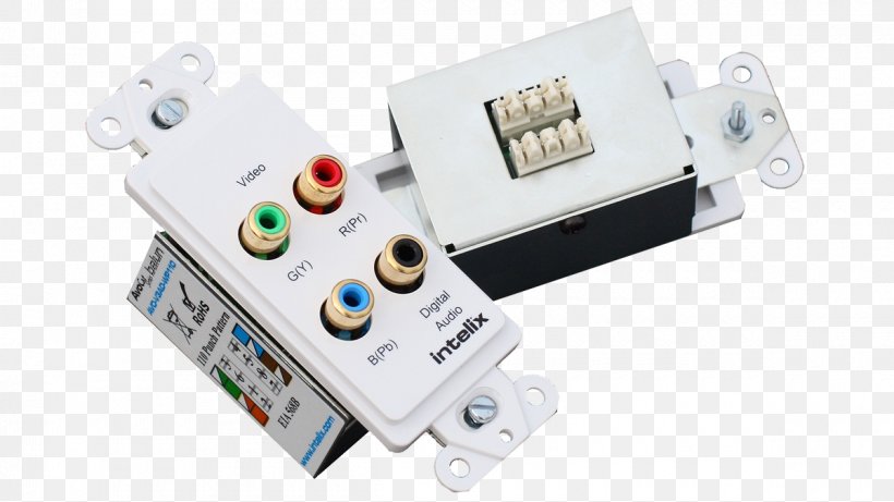 Digital Audio Electrical Connector Digital Video Component Video Balun, PNG, 1200x675px, Digital Audio, Audio Signal, Balun, Category 5 Cable, Circuit Component Download Free