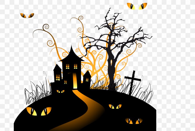 Halloween Elements, PNG, 877x593px, Light, Art, Brand, Canvas, Canvas Print Download Free