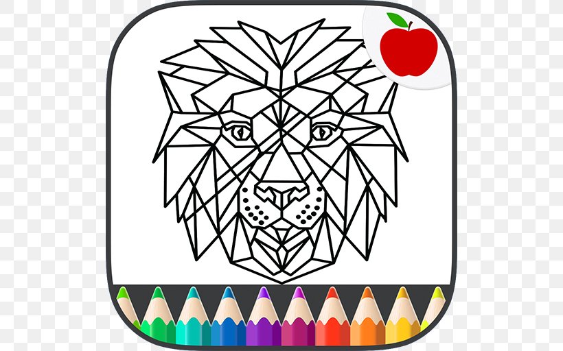 Geometry 著色頁 Coloring Book Game, PNG, 512x512px, Geometry, Animal, Area, Book, Child Download Free