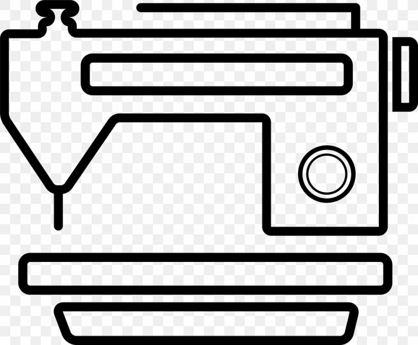 Sewing Machines Clip Art, PNG, 980x810px, Sewing Machines, Area, Black, Black And White, Brand Download Free