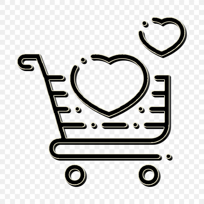 Love Icon Cart Icon, PNG, 1240x1240px, Love Icon, Cart Icon, Heart, Line, Line Art Download Free