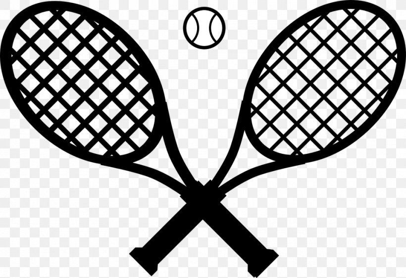 Racket Tennis Ball Clip Art, PNG, 960x658px, Racket, Area, Ball, Black And  White, Cartoon Download Free