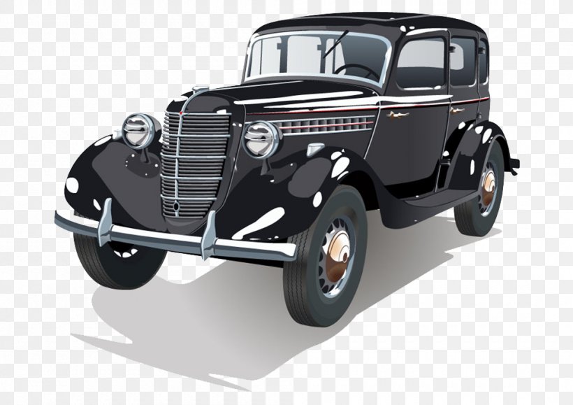Vintage Car Classic Car, PNG, 1000x707px, Car, Antique Car, Automotive Design, Automotive Exterior, Automotive Tire Download Free