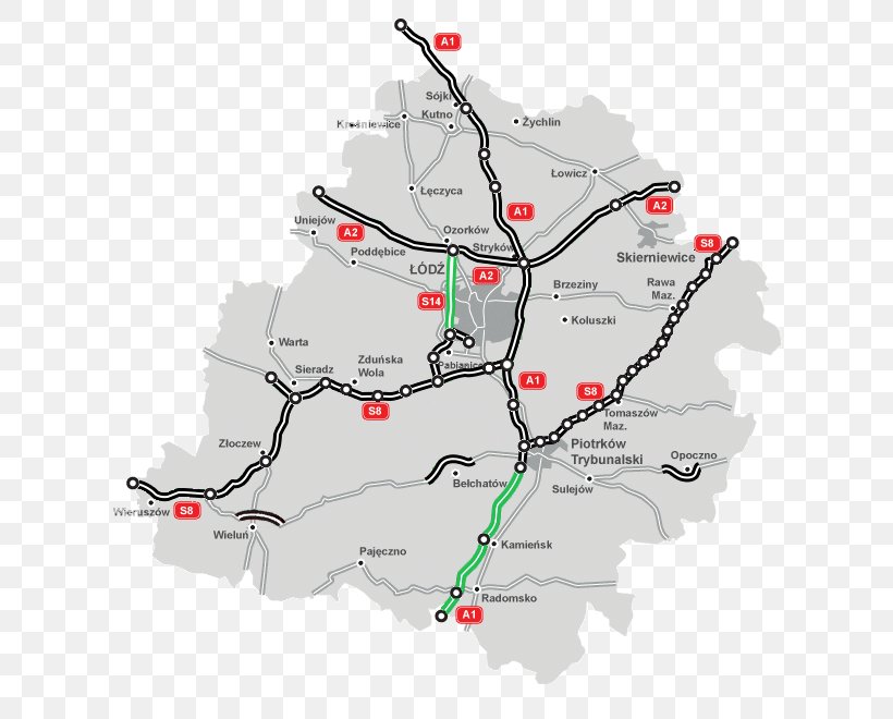 A1 Autostrada Łódź Piotrków Trybunalski Stryków Gorzyczki, Silesian Voivodeship, PNG, 725x660px, A1 Autostrada, Architectural Engineering, Area, Diagram, Map Download Free