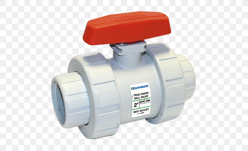 Ball Valve Plastic Polyvinylidene Fluoride Polyvinyl Chloride, PNG, 500x500px, Ball Valve, Chlorinated Polyvinyl Chloride, Epdm Rubber, Hardware, Industry Download Free