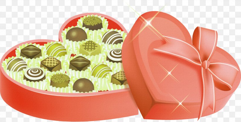 Chocolate Gift Valentines Day Heart, PNG, 2545x1291px, Chocolate, Bonbon, Box, Chocolate Box Art, Confectionery Download Free