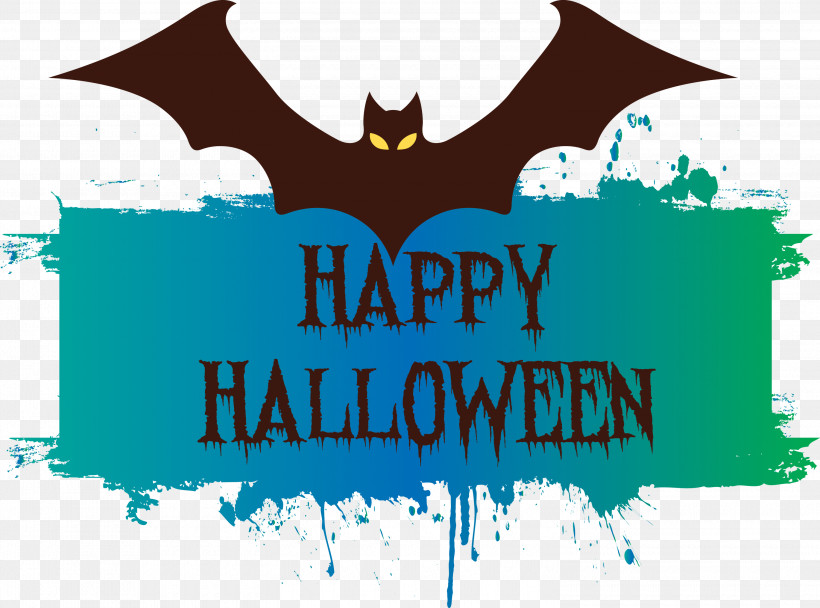 Happy Halloween, PNG, 3000x2227px, Happy Halloween, Biology, Logo, M, Poster Download Free