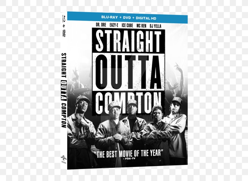Straight Outta Compton Ultra HD Blu-ray Blu-ray Disc N.W.A., PNG, 600x600px, 4k Resolution, Compton, Advertising, Album Cover, Black And White Download Free