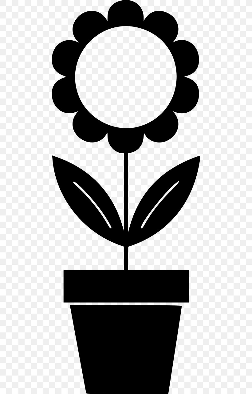 Flowerpot Houseplant Watering Cans Garden, PNG, 640x1280px, Flowerpot, Artwork, Black And White, Ceramic, Color Download Free