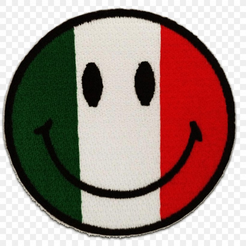 Flag Of Italy Smiley Fahne, PNG, 1100x1100px, Italy, Applique, Embroidered Patch, Embroidery, Emoji Download Free