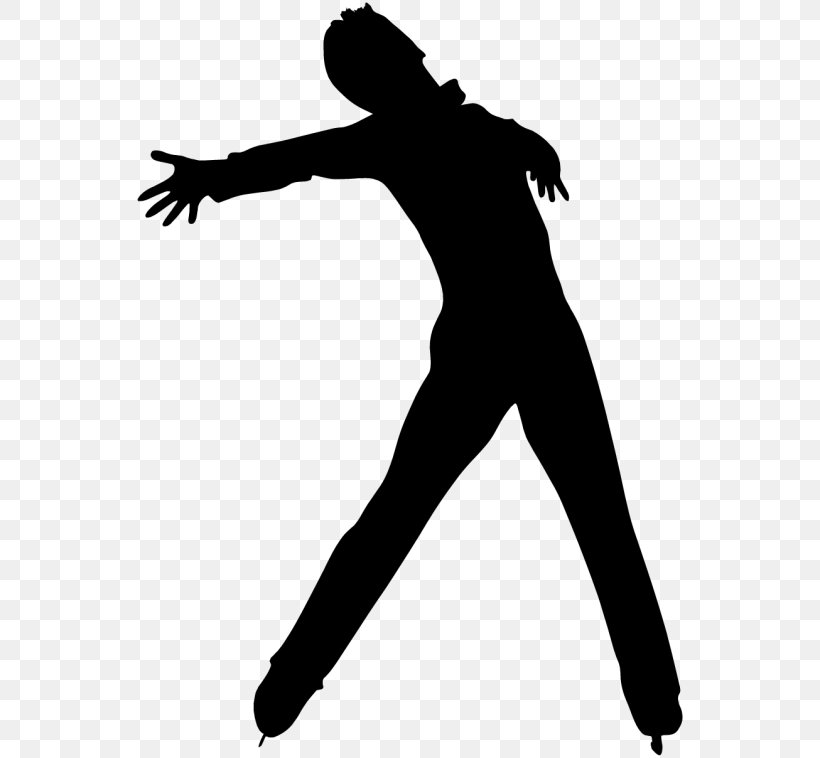 Modern Dance Shoe Human Behavior Silhouette Clip Art, PNG, 550x758px, Modern Dance, Arm, Behavior, Black, Black And White Download Free