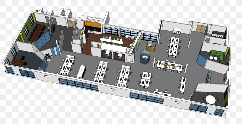 Office 3D Floor Plan, PNG, 1342x688px, 3d Floor Plan, Office, Building ...