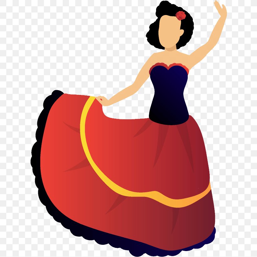 Orange Background, PNG, 628x821px, Flamenco, Cartoon, Costume, Dance, Danish Language Download Free