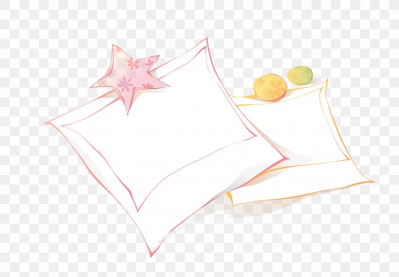 Pillow Bed Sheet Pattern, PNG, 3864x2687px, Watercolor, Cartoon, Flower, Frame, Heart Download Free